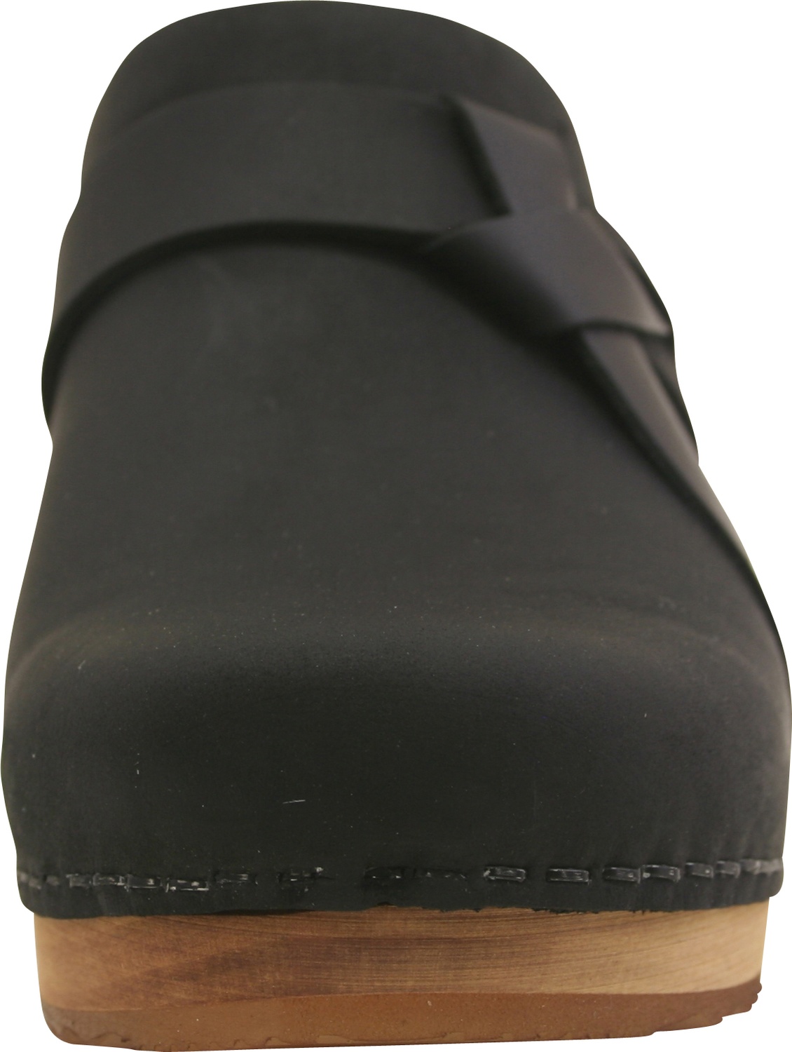 SanitaDamenOffenerClogWood-ManuellaSquareOpenBlack