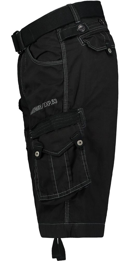 GeographicalNorwayShortsPanoramiqueBasicMen318Black-3XL