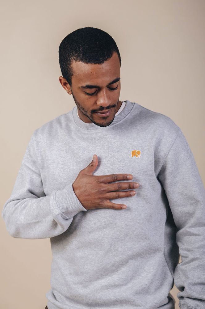 TrendsplantSweaterOrganicEssentialSweaterHeatherGreyGrey-XS