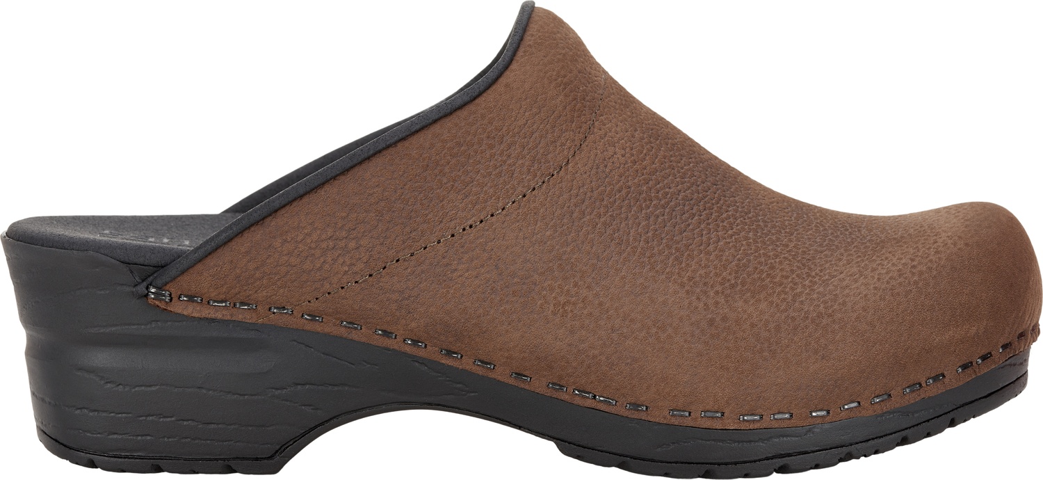 SanitaDamenOffenerClogOriginal-SonjaTexturedOilOpAntiqueBrown-37