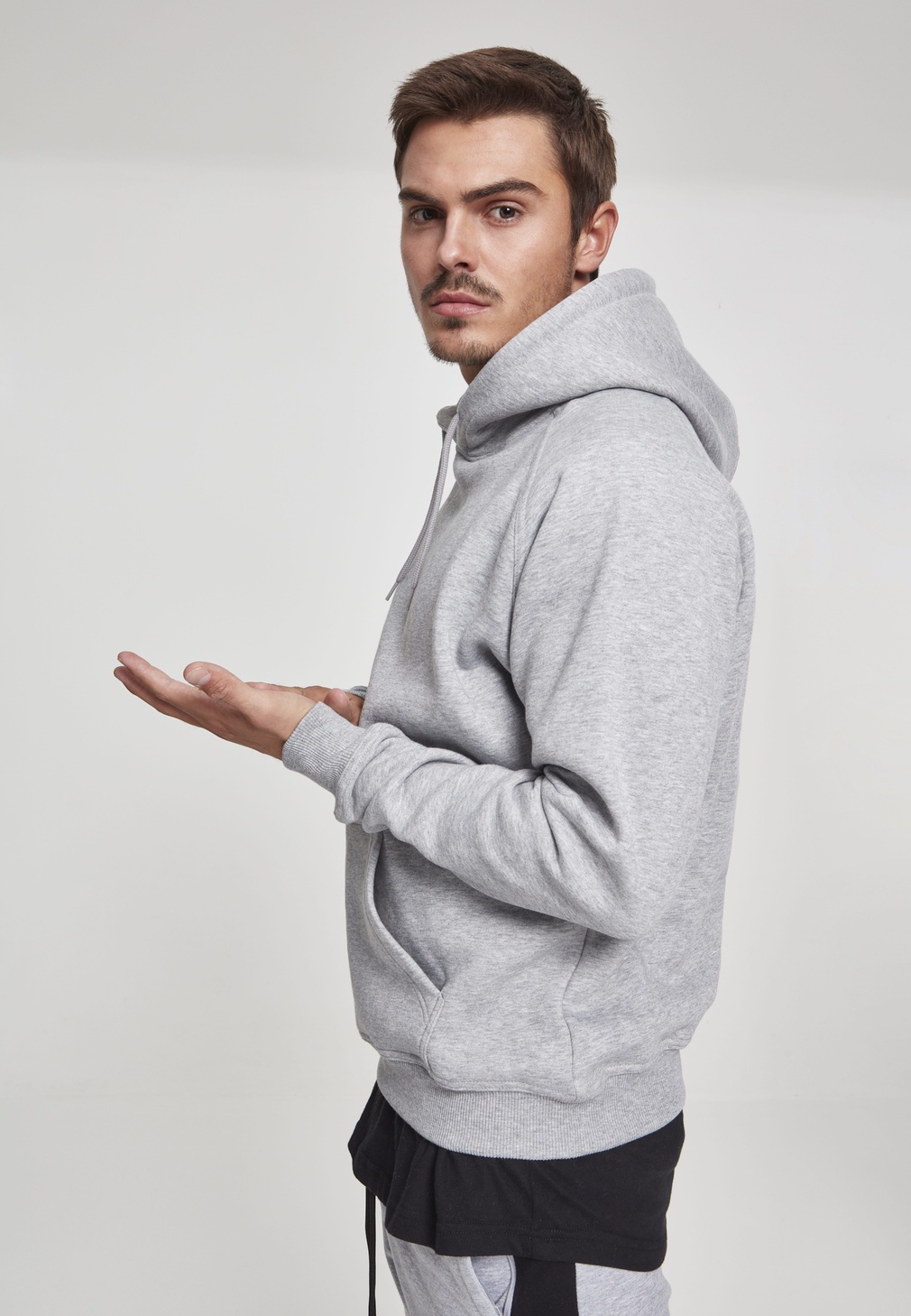 UrbanClassicsHoodieBlankHoodyGrey-3XL