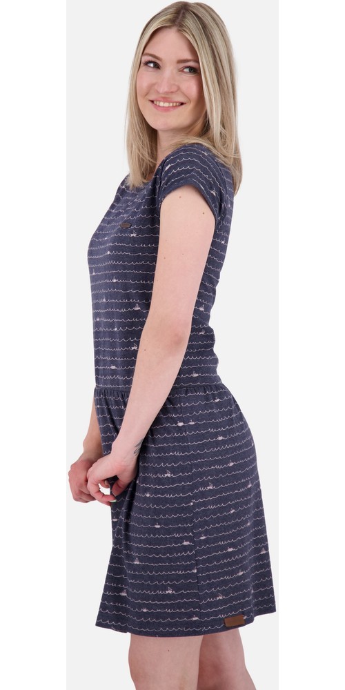 AlifeKickinDamenKleidFreizeitknielangShannaAKB62024-2301MarineMelange-XS