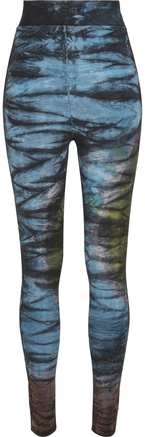 UrbanClassicsDamenLeggingsLadiesCottonTieDyeHighWaistLeggingsBlack