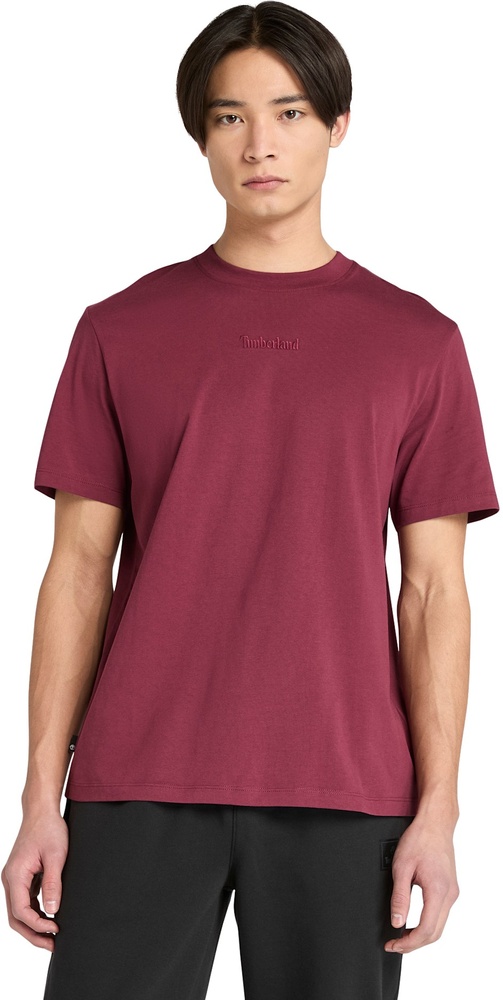 TimberlandT-ShirtEmbroidedLogoShortSleeveTeeTB0A6DEWBurgundy-S