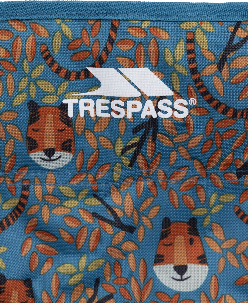 TrespassKinderWanderzubehrJoejoe-KidsCampingChairTealTigerPrint