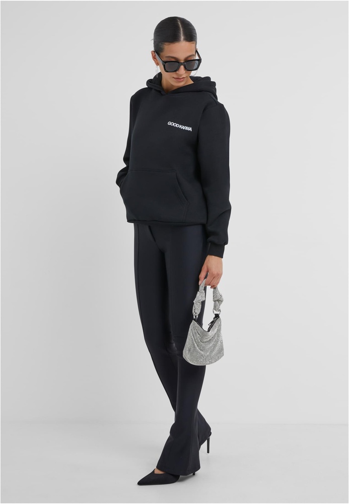 MissTeeDamenBackAroundLadiesFluffyHoodyMST218Black-3XL