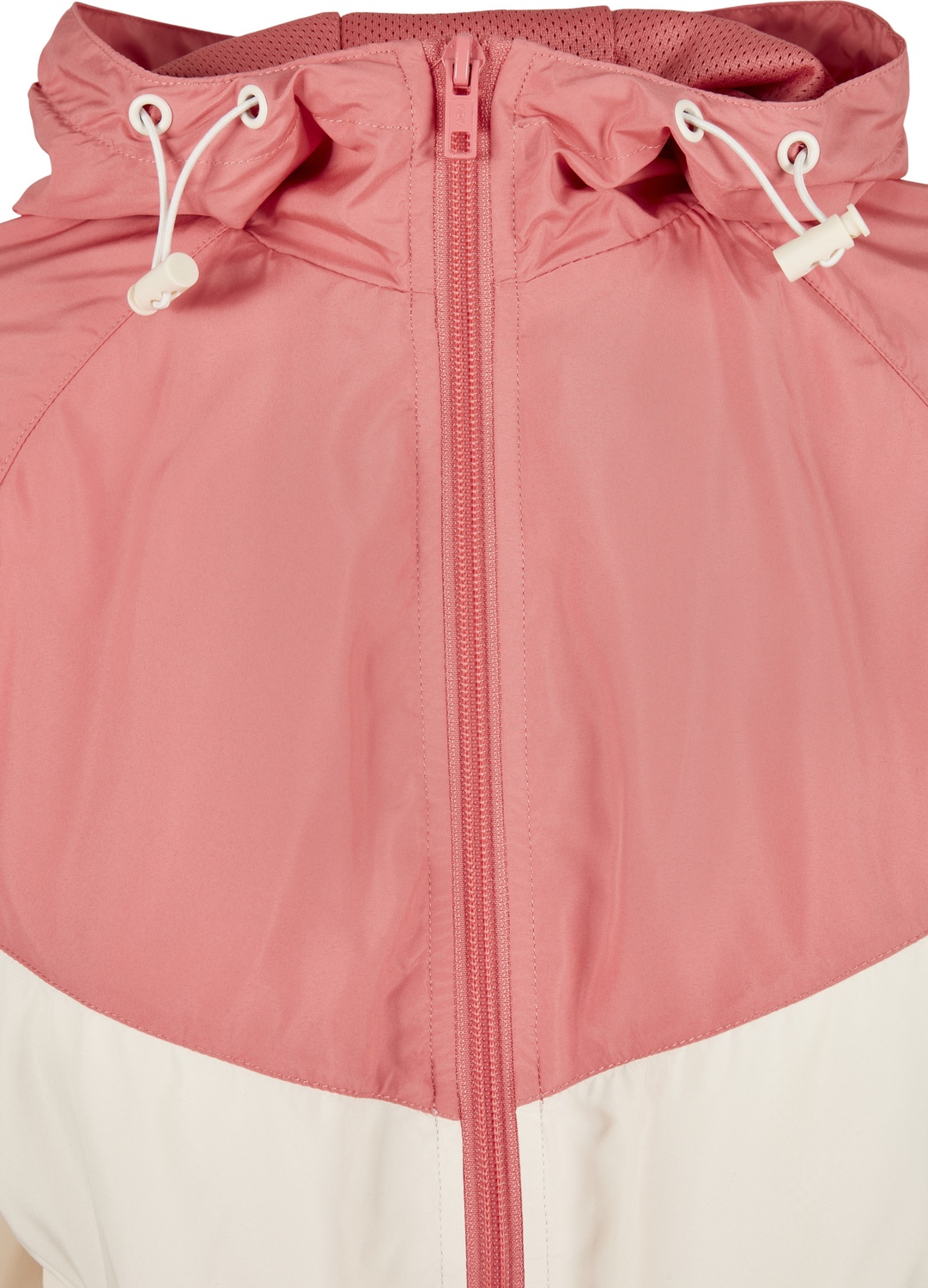 UrbanClassicsDamenJackeLadiesArrowWindbreakerPalepinkWhitesand-3XL