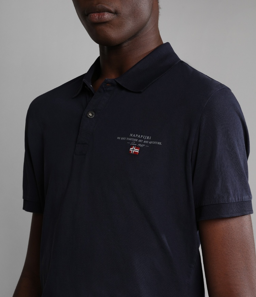 NapapijriPoloShirtElbasJerseyNP0A4GB4