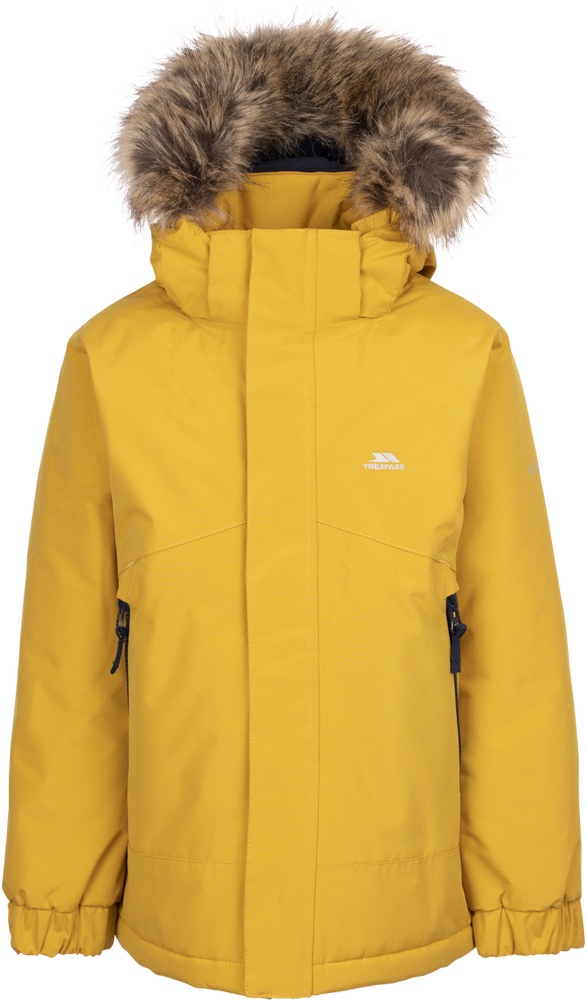 TrespassKinderWinterjackeWyaldRainwearJacketHoneybee-1112