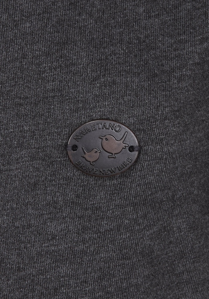 NaketanoDamenT-ShirtWolle1801-0002AnthraciteMelange-XS