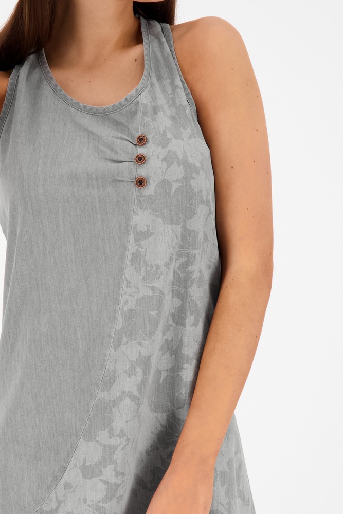 AlifeKickinDamenKleidFreizeitkurzCameronAKDNMB53002-9999LightGreyDenim-XS
