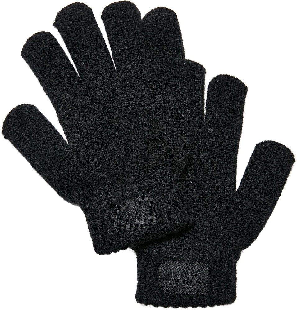 UrbanClassicsJungenHandschuheKnitGlovesKidsBlack