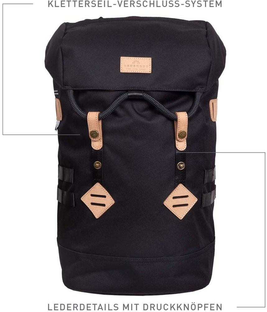 DoughnutColoradoRebornSeriesRucksackD104REBlack-15Liter