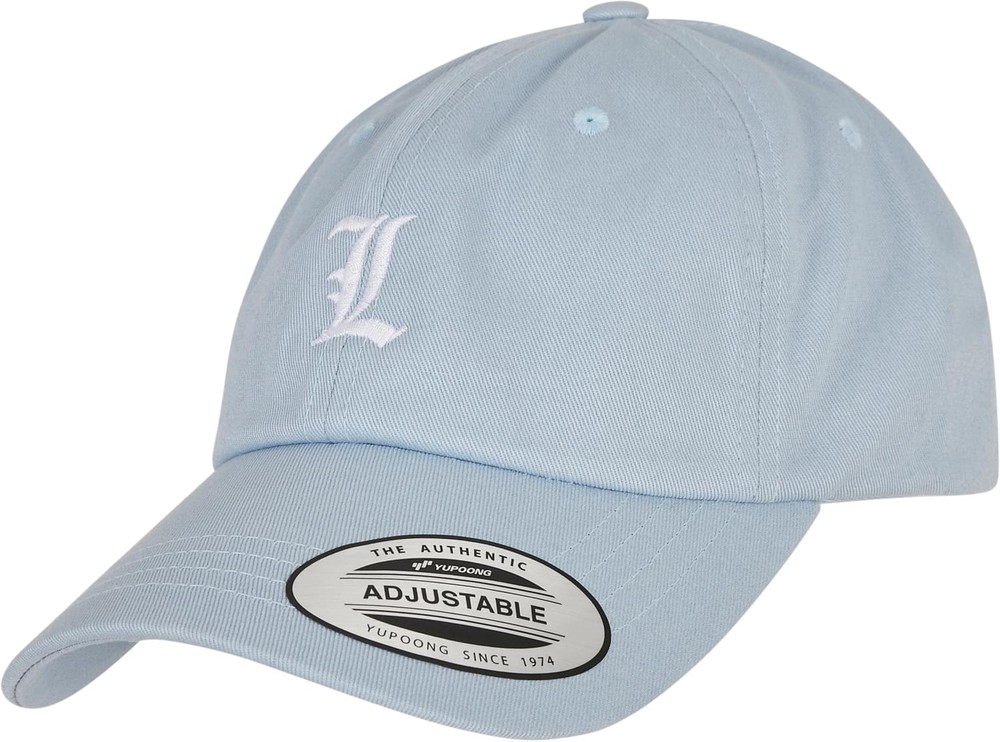 MisterTeeLetterLightblueLowProfileCapL