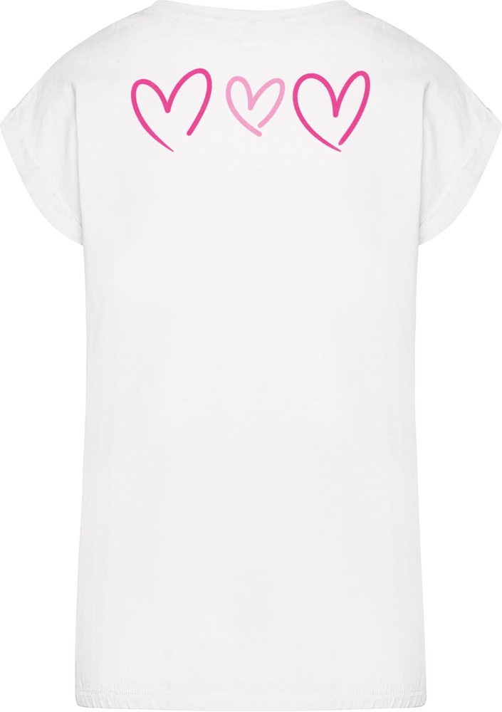 MissTeeDamenT-ShirtAlwaysTrustYourHeartLadiesExtendedShoulderMST353