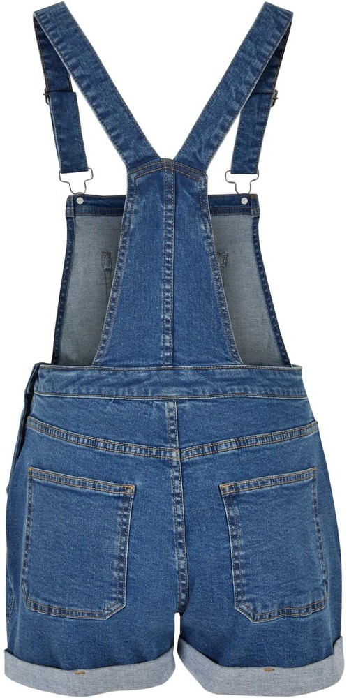 UrbanClassicsDamenLatzhoseLadiesOrganicShortDungaree