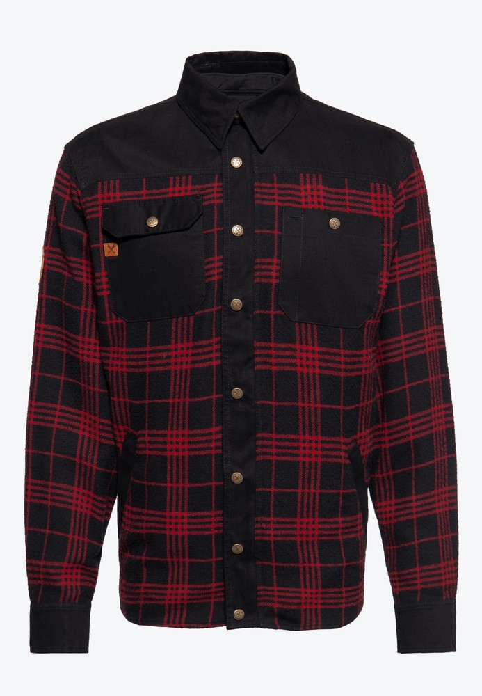 KingKerosinFunktionshemdKKI110020Rot