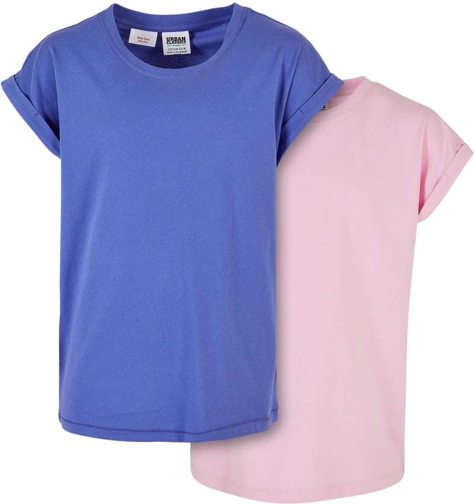 UrbanClassicsMdchenT-ShirtGirlsOrganicExtendedShoulderTee2-Pack
