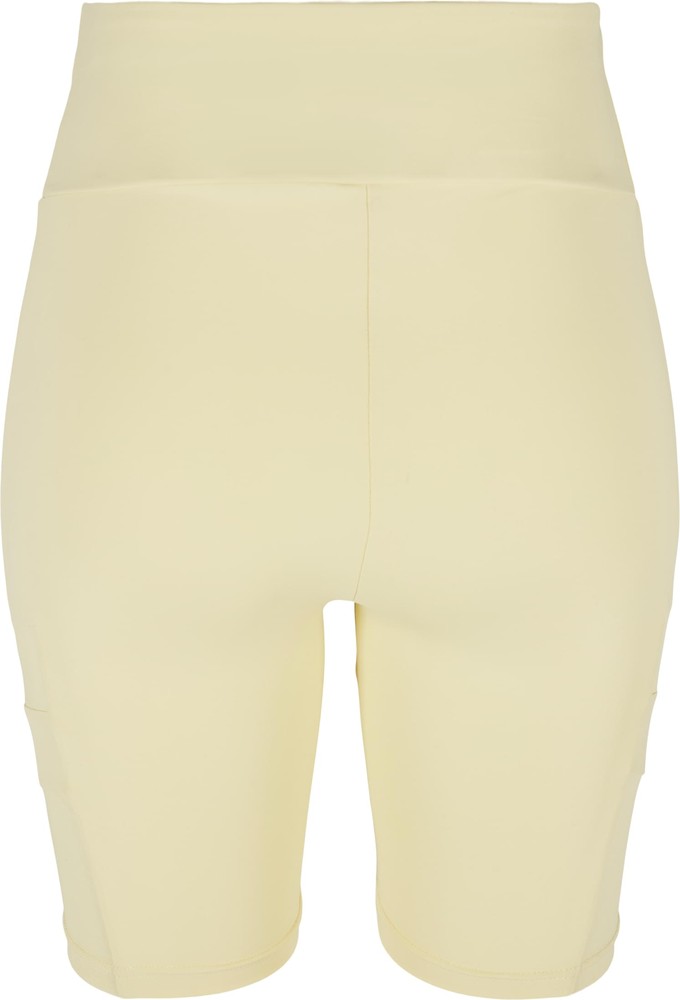 UrbanClassicsDamenLadiesHighWaistTechMeshCycleShortsSoftyellow-3XL