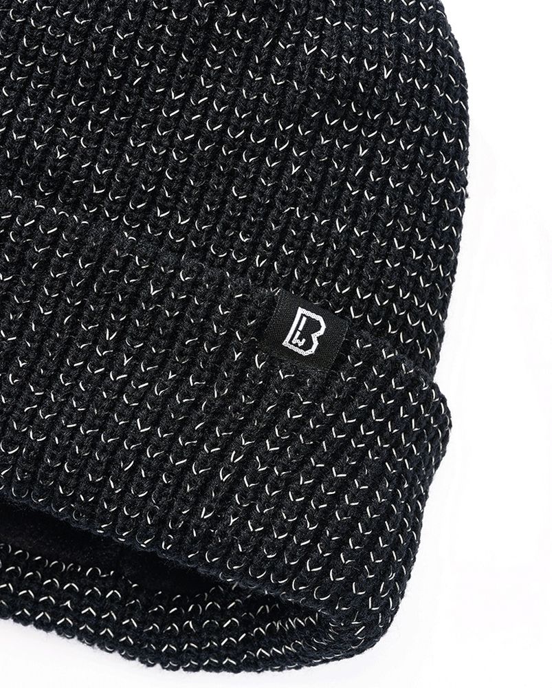 BranditReflectionBeanie7028Black