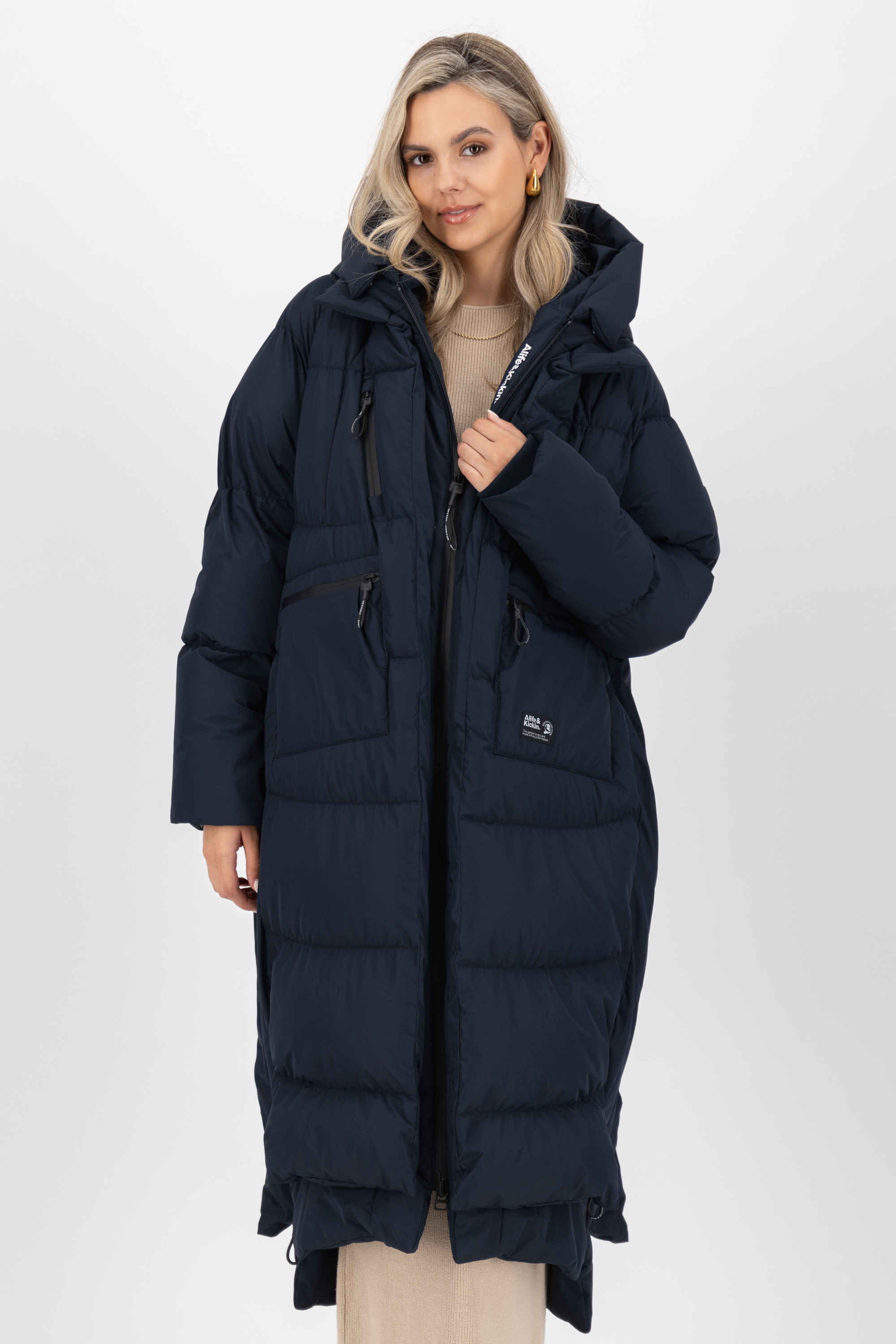 AlifeKickinDamenWinterjackeRihannaAKAPufferCoat11110-2302Marine-L