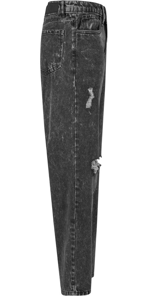 UrbanClassicsDamenLadiesDistressed90sWideLegDenimPantsTB6155