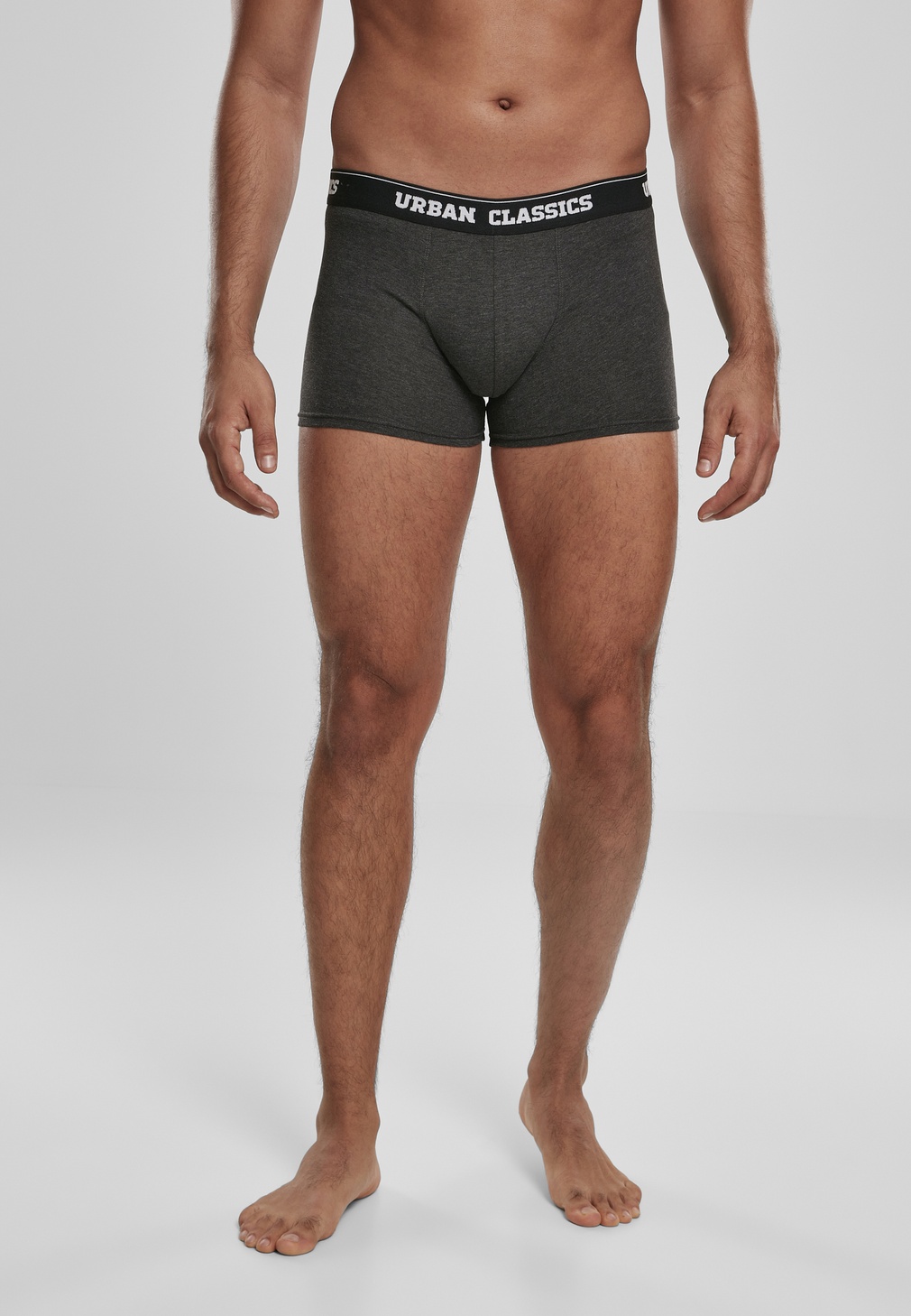 UrbanClassicsBoxershortBoxerShorts3-PackCharcoalFunkyAopBlack