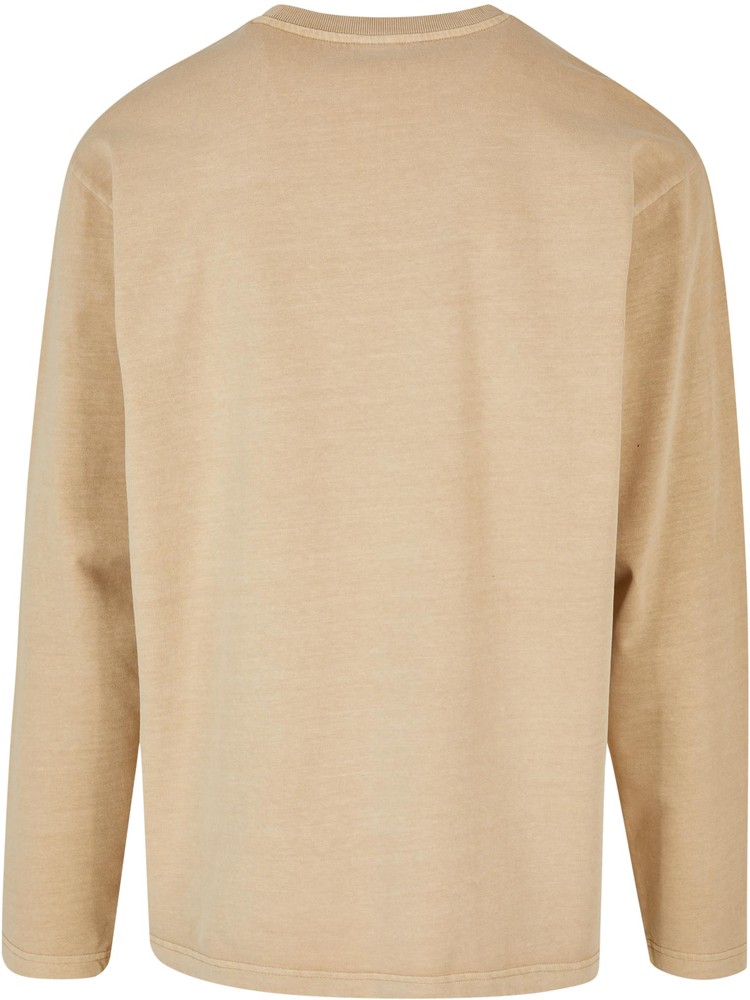 UrbanClassicsHeavyOversizedGarmentDyeLongsleeveUnionbeige-3XL