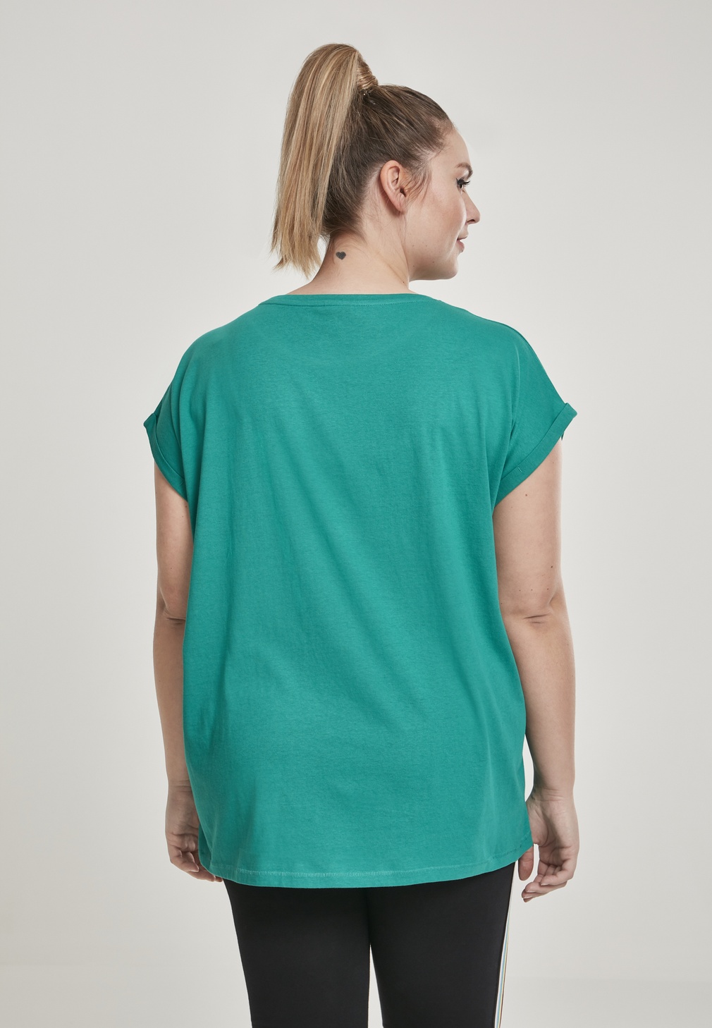 UrbanClassicsFemaleShirtLadiesExtendedShoulderTeeFreshGreen-3XL
