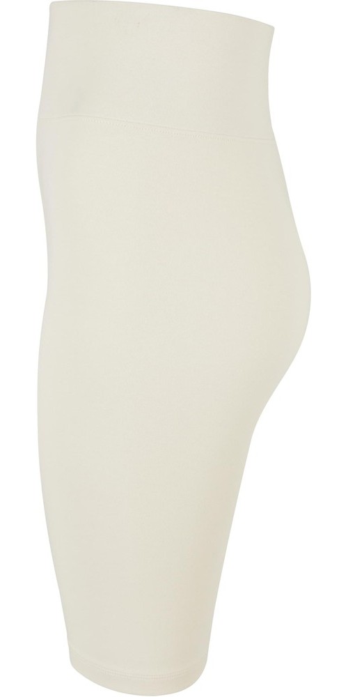 UrbanClassicsDamenLadiesHighWaistCycleShortsWhitesand-3XL