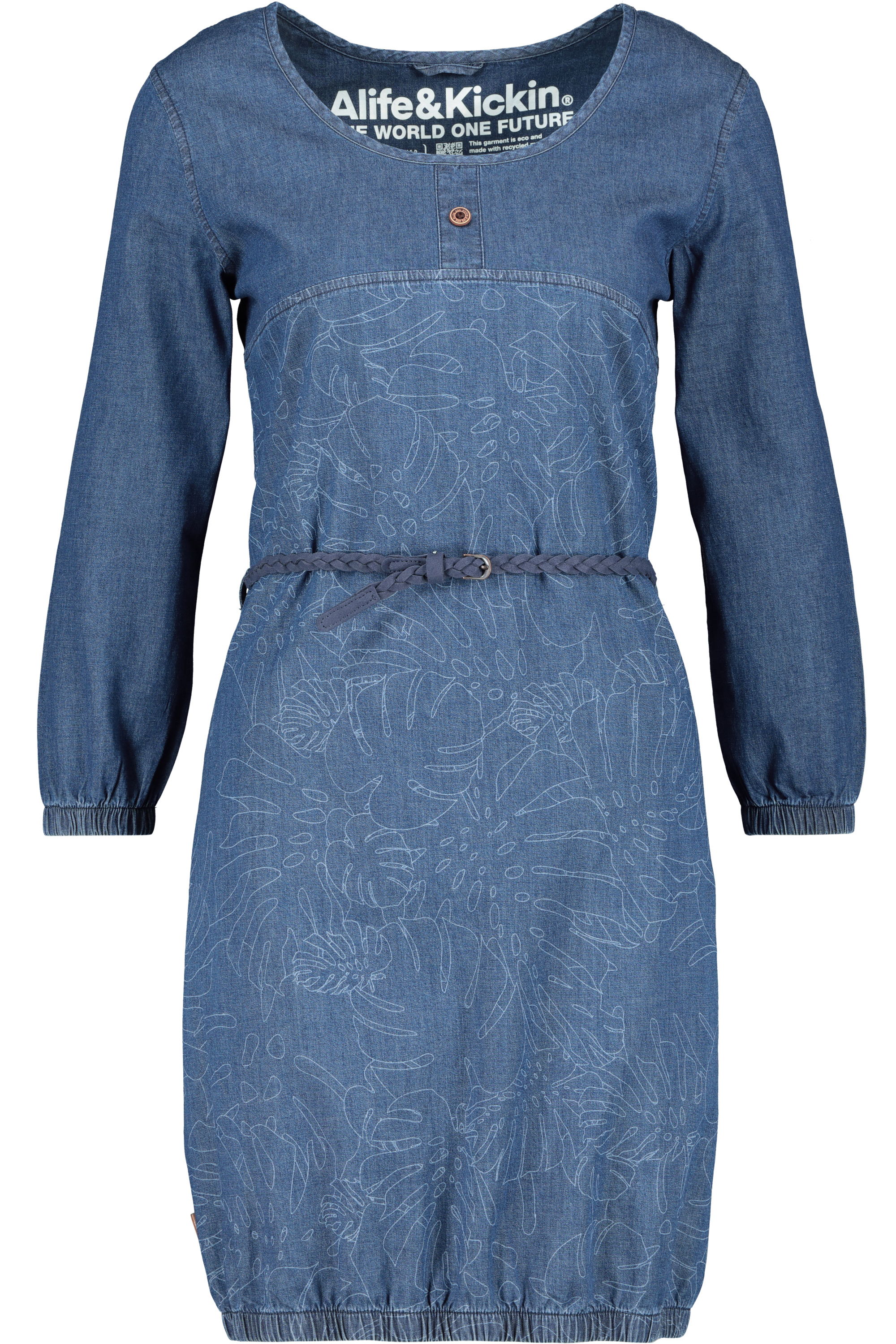 AlifeKickinDamenKleidDojaAKLongDress53022-2102DarkDenim-XS