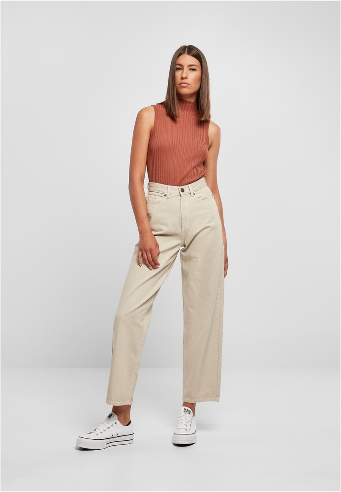 UrbanClassicsDamenLadiesRibKnitSleevlessBodyTerracotta-3XL