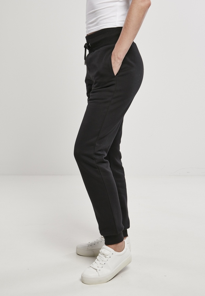 UrbanClassicsDamenTrainingshoseLadiesOrganicHighWaistSweatPantsBlack-3XL