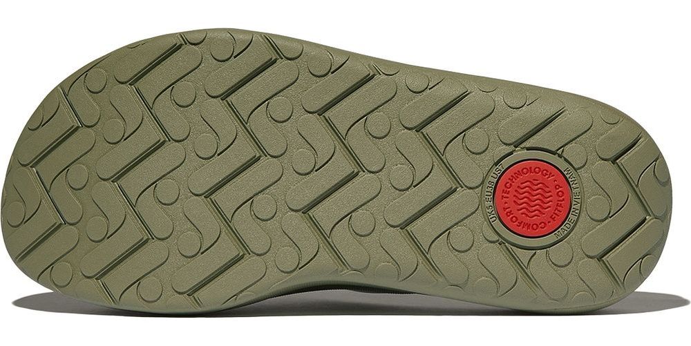 FitFlopDamenSandalenRelieffSlide-TonalRubberIC5Camo-Green-36