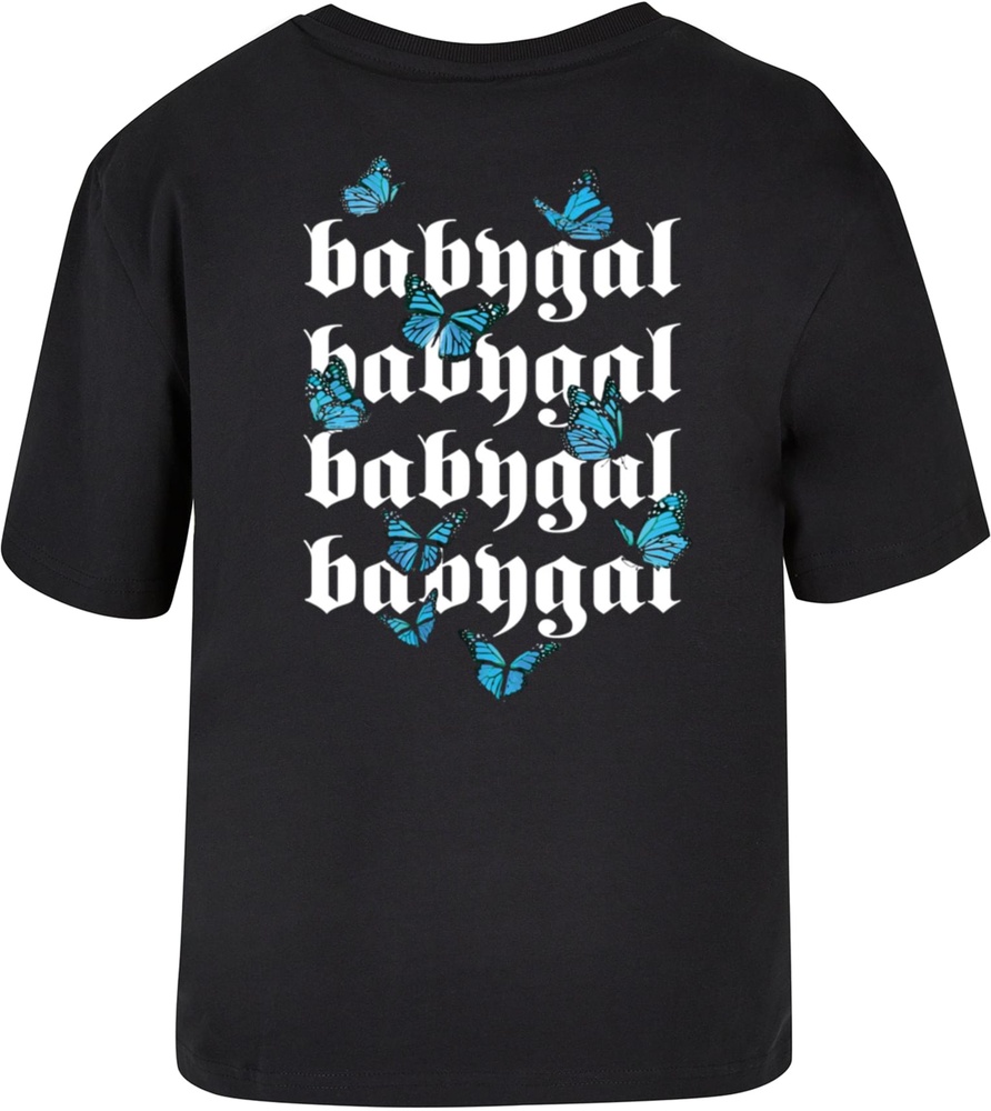 MissTeeDamenT-ShirtBabygalTeeMST004Black-3XL