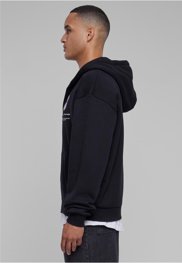 MTUpscaleSweatshirtViveLaLiberteHeavyOversizeZipHoodyBlack