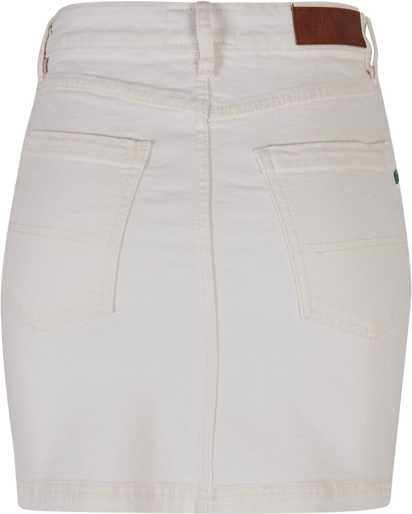 UrbanClassicsDamenLadiesOrganicStretchDenimMiniSkirtOffwhiteRaw-26