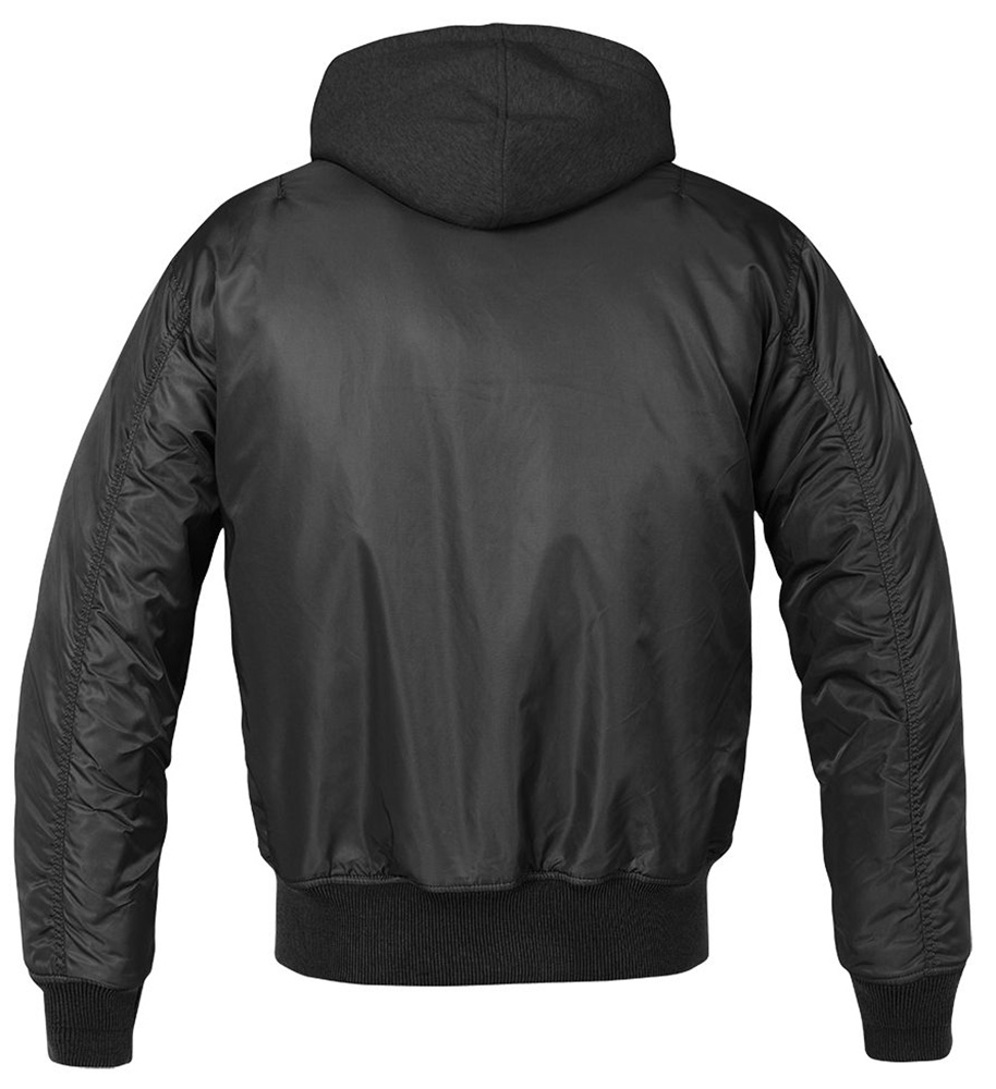BranditJackeMA1SweatHoodedJacketinBlack