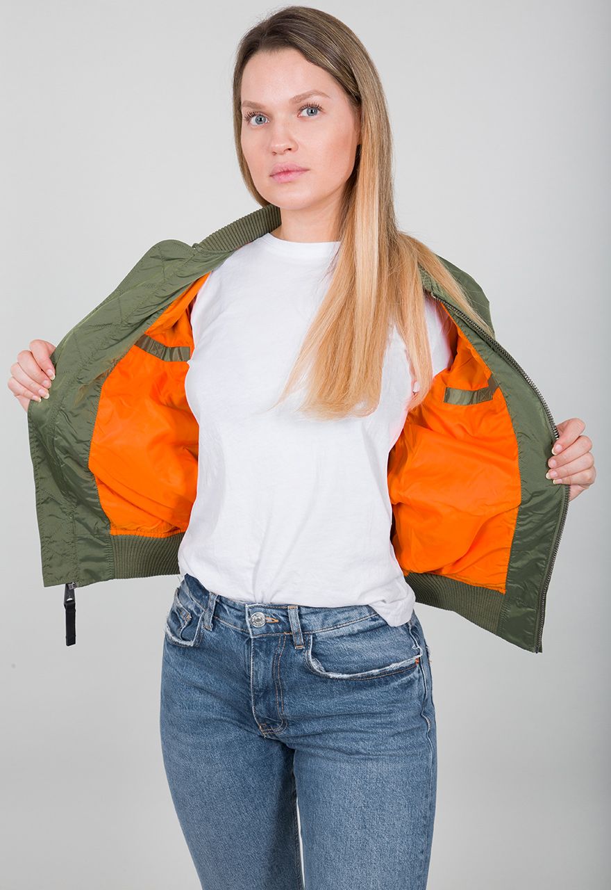 AlphaIndustriesDamenJackeMA-1TTWomenSage-Green