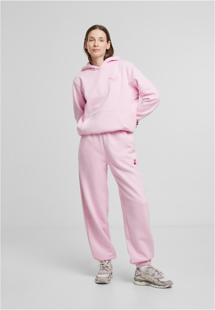 MissTeeDamenHeartSignsEmbLadiesFluffyHoodyMST322