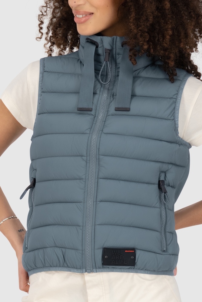 AlifeKickinDamenbergangsjackeRujaAKAShortVest11508-9999Basalt-L