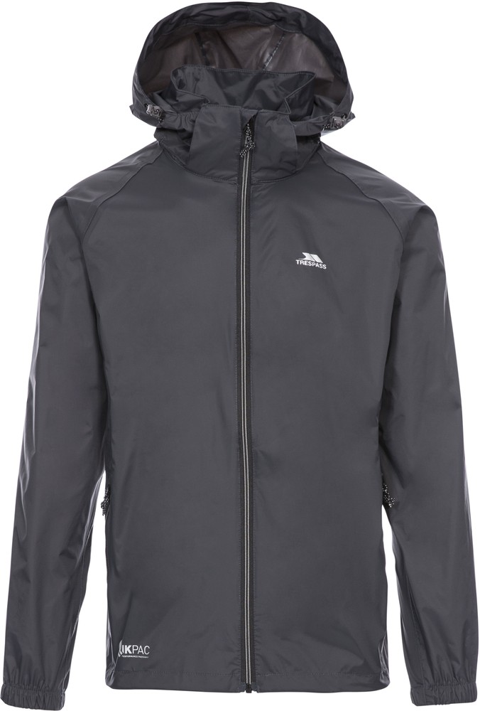 TrespassRegenjackeQikpacX-UnisexPackawayJacketTp75Flint-M