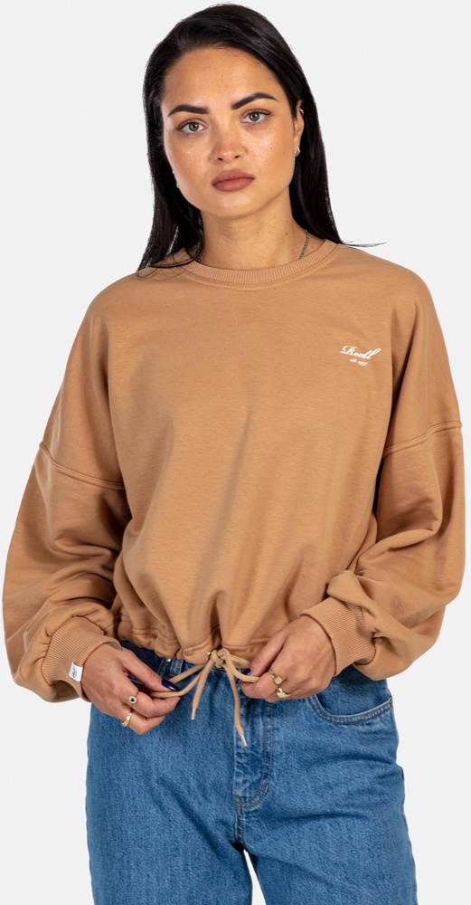 ReellDamenHoodieWomenAmaraCrewneck2304-003-15-018TanBrown-XS