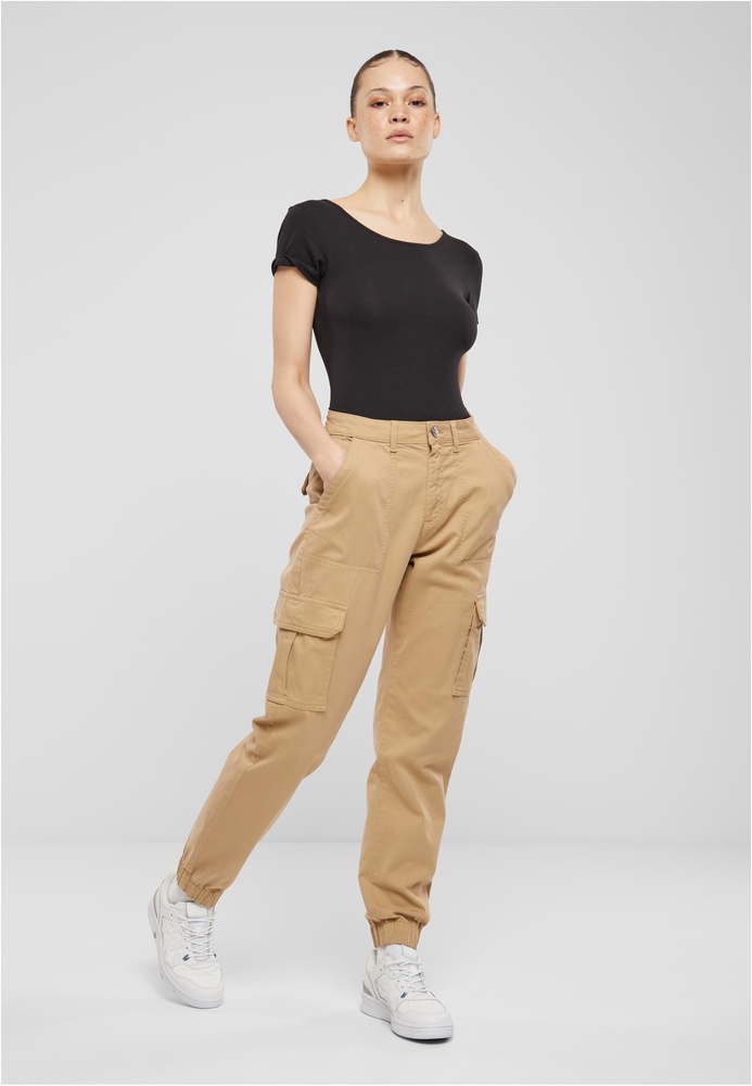 UrbanClassicsDamenLadiesCottonTwillUtilityPantsTB5454Unionbeige-26