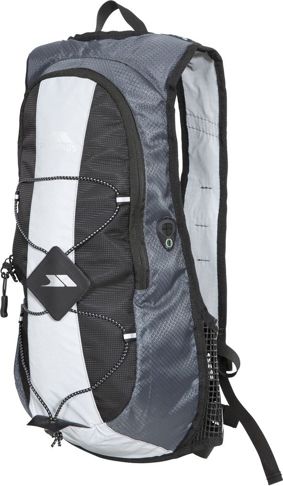 TrespassRucksckeMirror-HydrationBackpackSilverReflective