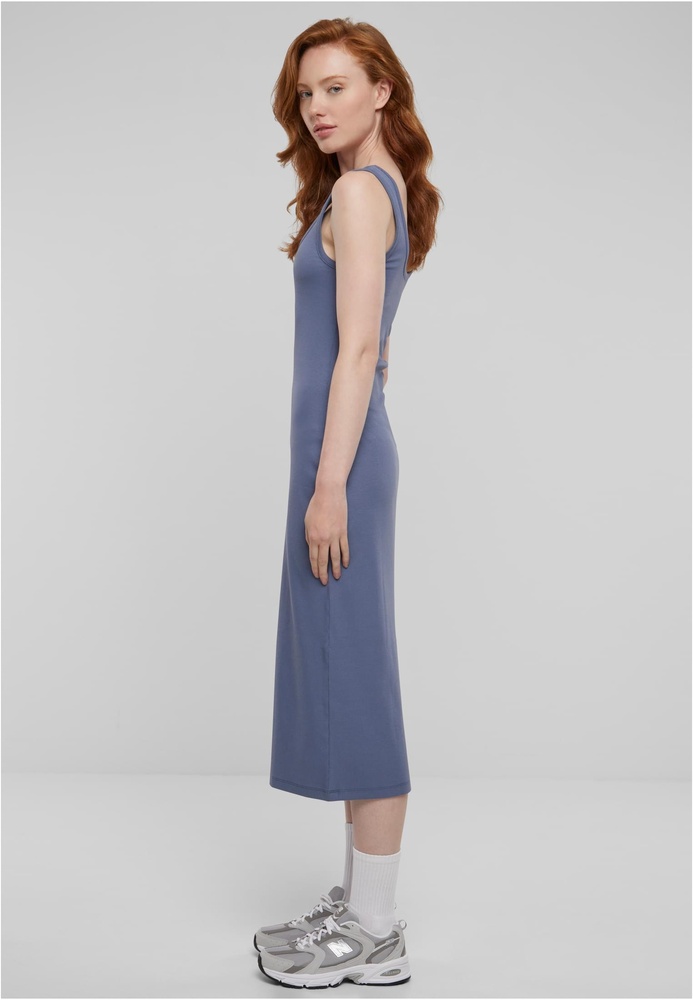 UrbanClassicsDamenKleidLadiesRibTopDressTB6190Vintageblue-3XL