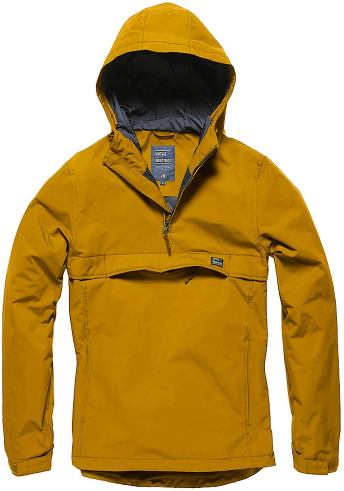 VintageIndustriesWindbreakerbergangsjackeShooterAnorakYellow-S