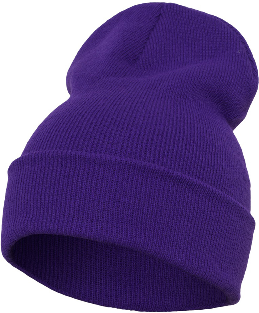 FlexfitBeanieHeavyweightLongBeaniePurple