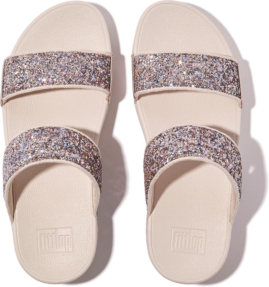 FitFlopDamenSandalenLuluMulti-TonalGlitterSlidesJE5