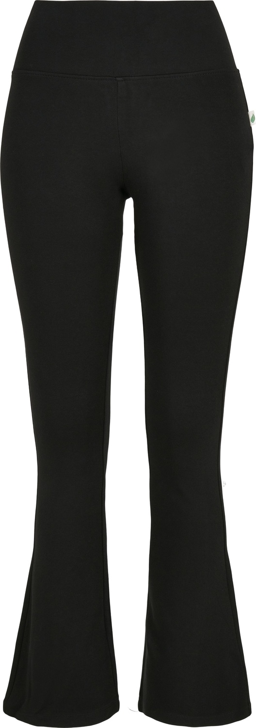 UrbanClassicsDamenLadiesOrganicInterlockBootcutLeggingsBlack